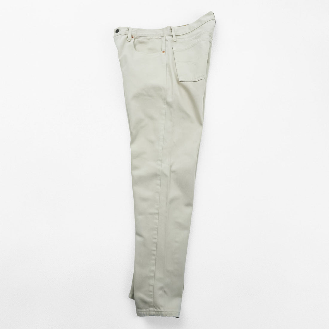 Levi's 90s 615-02 Orange Tab Denim Pants Jeans L Ecru Off-White 6150225 Euro Levi's