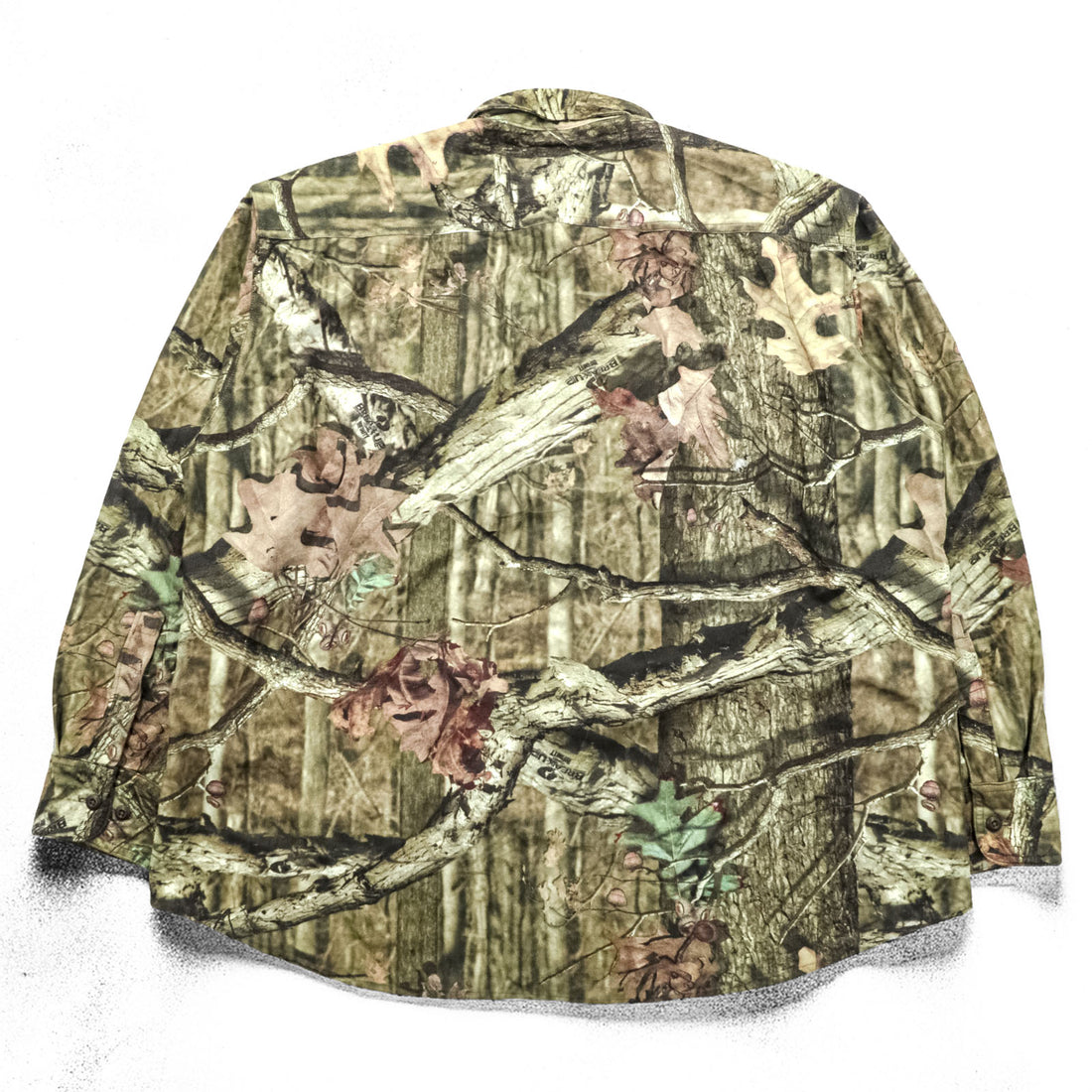 Cabela's 90s Real Tree Camo Long Sleeve Hunting Shirt XL Khaki Camouflage Chest Pocket