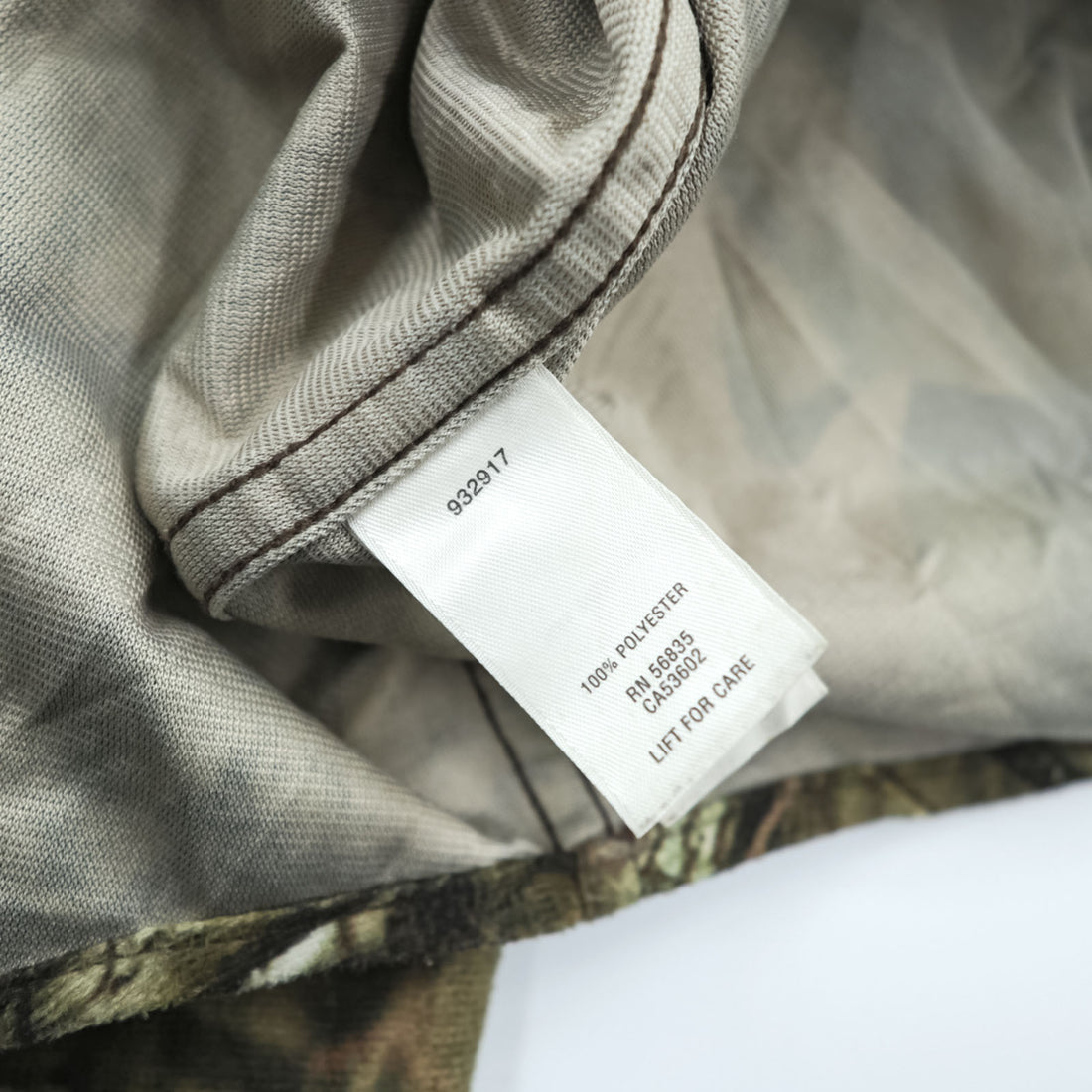 Cabela's 90s Real Tree Camo Long Sleeve Hunting Shirt XL Khaki Camouflage Chest Pocket