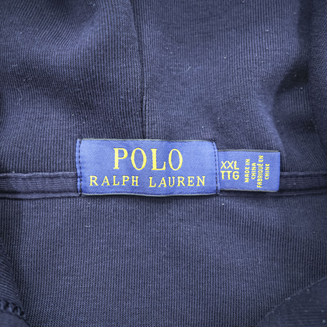 Polo Ralph Lauren Zip Hoodie XL Navy Front Pockets Small Pony Embroidered Logo