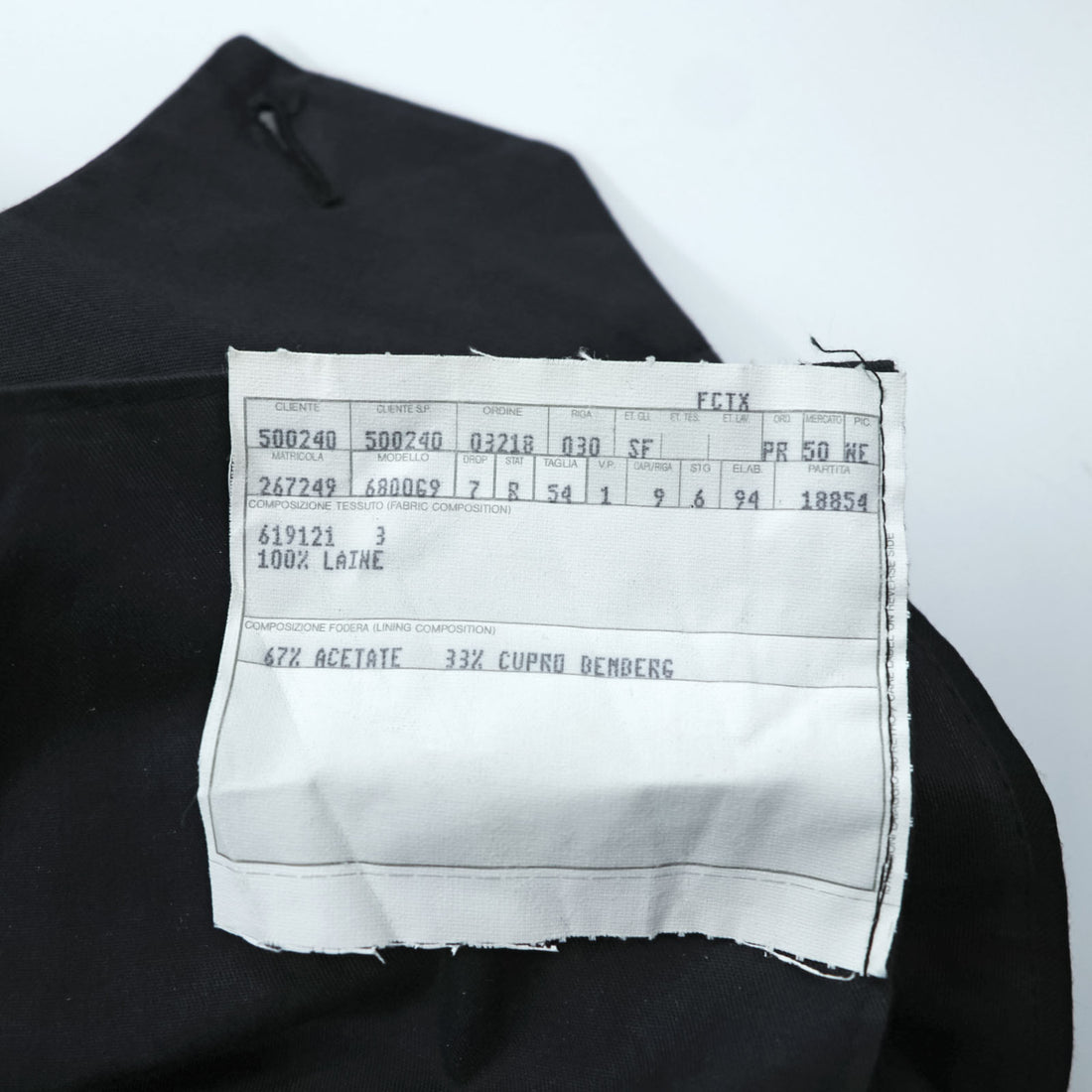 Ermenegildo Zegna 2タック ワイド スラックス パンツ XL ブラック ウール プリーツ