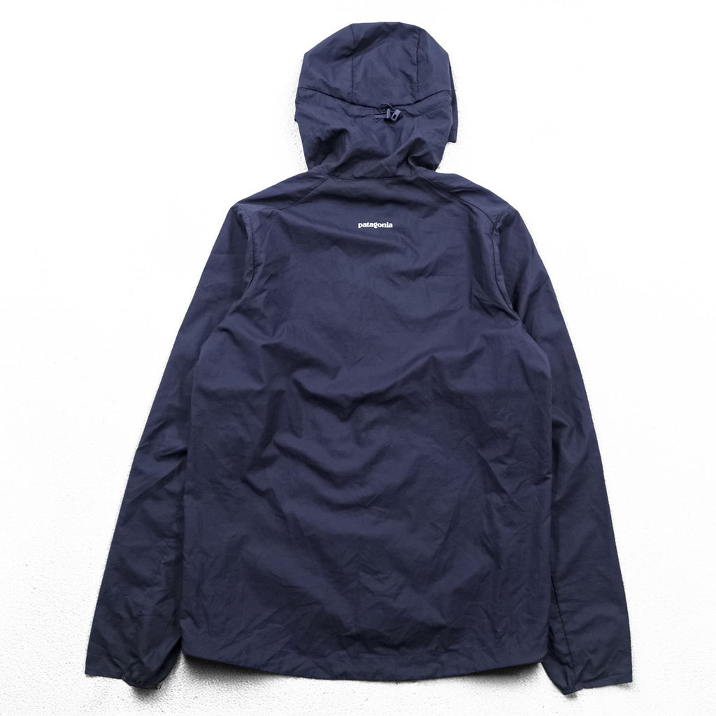 Patagonia Houdini Jacket Mountain Parka Shell Rain Jacket S Navy Ripstop 24141