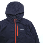 Patagonia Houdini Jacket Mountain Parka Shell Rain Jacket S Navy Ripstop 24141