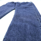 Paul Smith Slim Fit Skinny Denim Pants Jeans M Blue Stretch Leather Patch