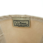 L.L.Bean Made in USA BOAT AND TOTE Canvas Tote Bag Natural White Navy 112635