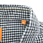 HUGO BOSS スリムフィット ワークシャツ XL ホワイト ブラック チェック 胸ポケット