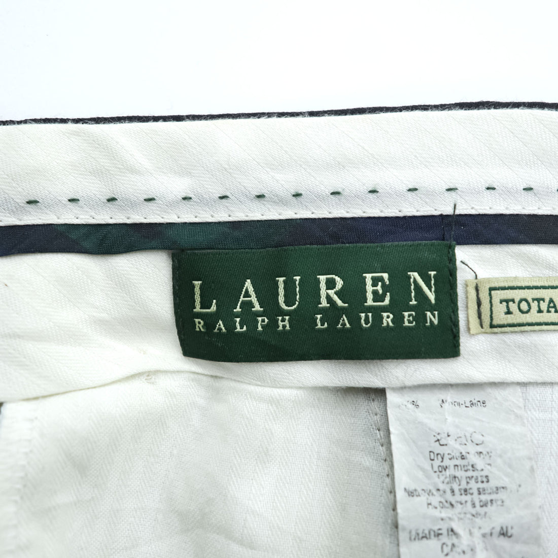 LAUREN RALPH LAUREN 90年代 2タック ワイド スラックス パンツ XL ブラック プリーツ TOTAL COMFORT