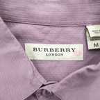 BURBERRY Italian Made Dress Shirt, Size M, Pink, FINBURY CB