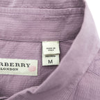BURBERRY Italian Made Dress Shirt, Size M, Pink, FINBURY CB