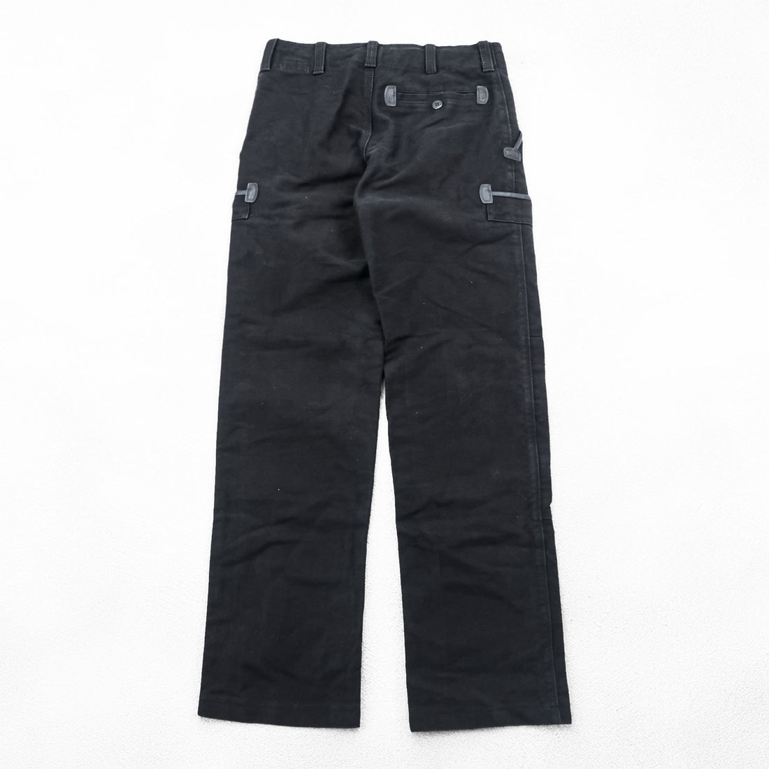 Pionier WORKWEAR ユーロワーク ダブルニー ワークパンツ L ブラック モールスキン