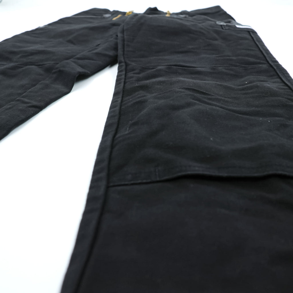 Pionier WORKWEAR ユーロワーク ダブルニー ワークパンツ L ブラック モールスキン
