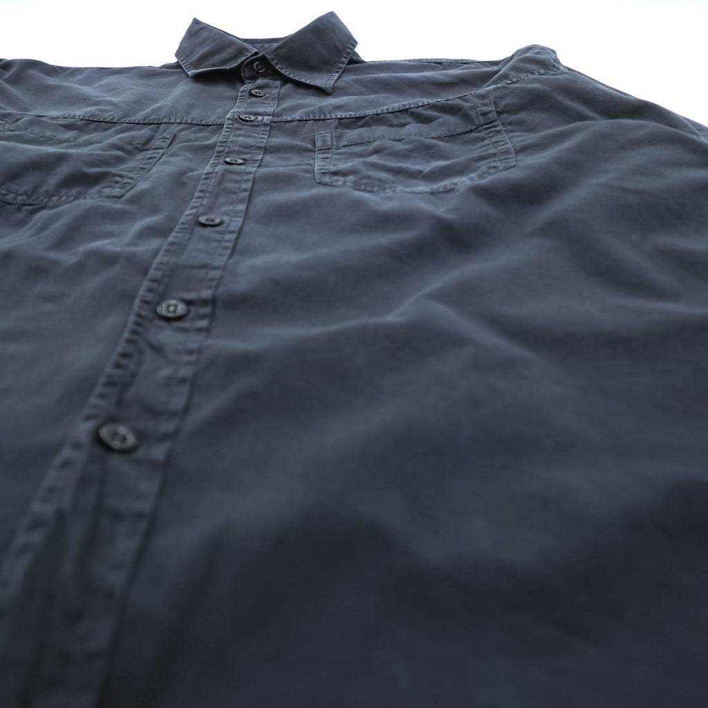 KENZO 90s Vintage Long Sleeve Shirt L Black Cotton Chest Pocket