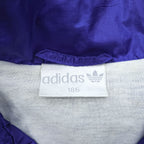 adidas 90s Vintage Track Jacket Set Up Jersey XL Silver Tag Trefoil Logo