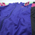 adidas 90s Vintage Track Jacket Set Up Jersey XL Silver Tag Trefoil Logo
