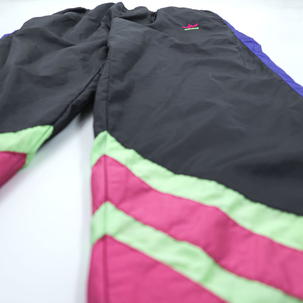 adidas 90s Vintage Track Jacket Set Up Jersey XL Silver Tag Trefoil Logo