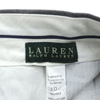 LAUREN RALPH LAUREN 90年代 スラックス パンツ L グレー チェック レーヨン
