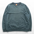 HUGO BOSS Crew Neck Sweatshirt L Green Cotton Embroidered Logo