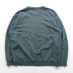 HUGO BOSS Crew Neck Sweatshirt L Green Cotton Embroidered Logo