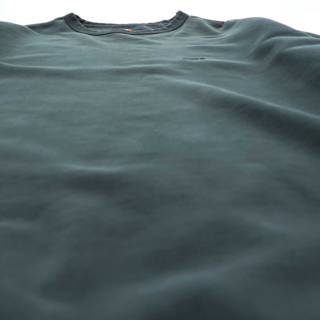 HUGO BOSS Crew Neck Sweatshirt L Green Cotton Embroidered Logo