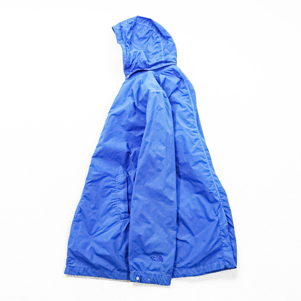 THE NORTH FACE Trekker Light Coat Hooded Coat Rain Jacket L Blue Waterproof Detachable Hood NP21417