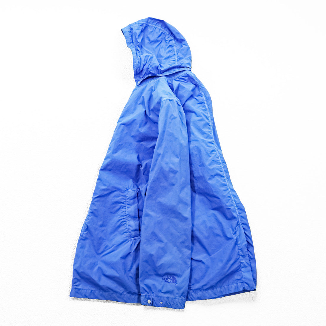 THE NORTH FACE Trekker Light Coat Hooded Coat Rain Jacket L Blue Waterproof Detachable Hood NP21417