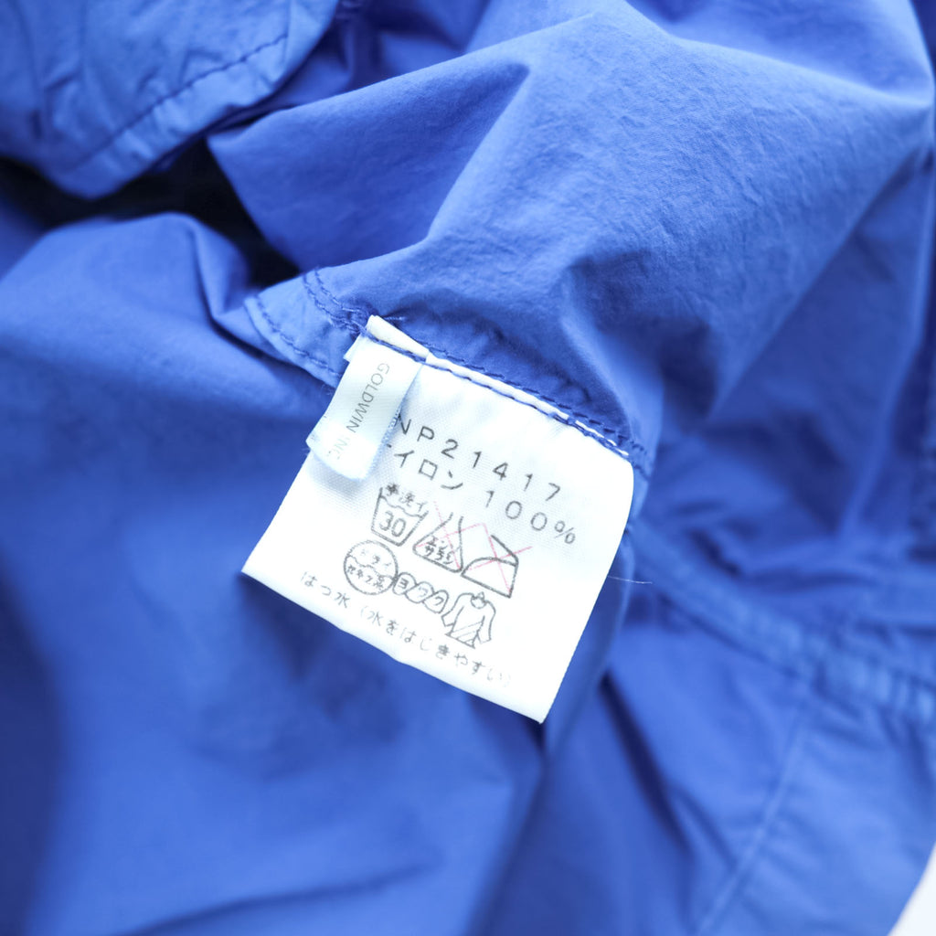 THE NORTH FACE Trekker Light Coat Hooded Coat Rain Jacket L Blue Waterproof Detachable Hood NP21417