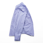 Ralph Lauren Button Down Shirt L Blue Plaid Small Pony Embroidered Logo