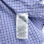Ralph Lauren Button Down Shirt L Blue Plaid Small Pony Embroidered Logo
