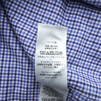 Ralph Lauren Button Down Shirt L Blue Plaid Small Pony Embroidered Logo