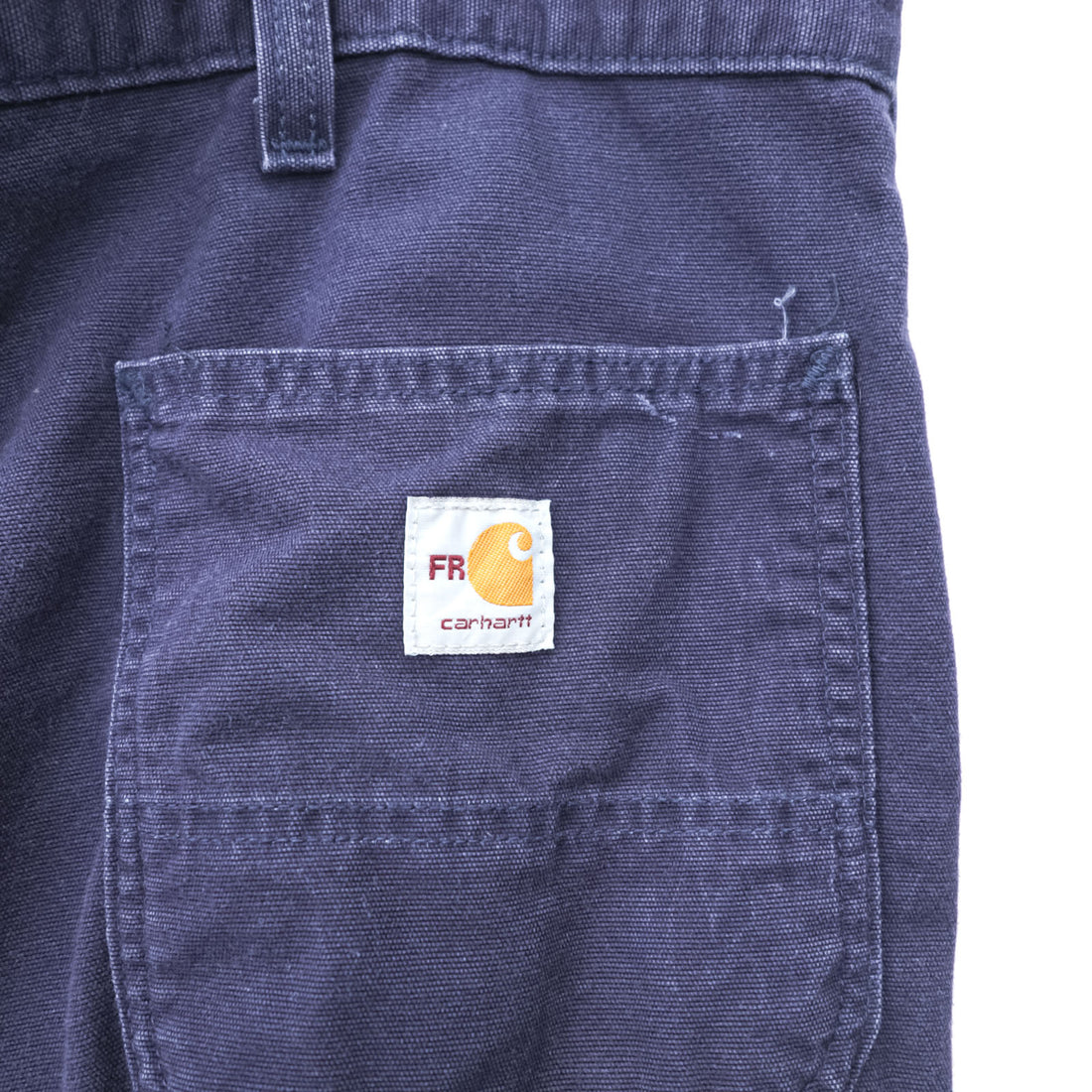 Carhartt Duck Cargo Work Pants XL Navy Cotton Flame Resistant FRB240-DNY