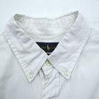 Ralph Lauren Classic Fit Oxford Button-Down Shirt Small Pony Embroidery White L