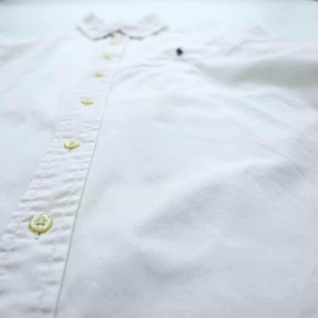Ralph Lauren Classic Fit Oxford Button-Down Shirt Small Pony Embroidery White L