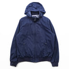 346 Brooks Brothers フード収納式 スウィングトップ ハリントンジャケット L ネイビー