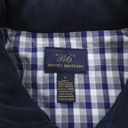 346 Brooks Brothers フード収納式 スウィングトップ ハリントンジャケット L ネイビー