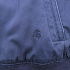 346 Brooks Brothers フード収納式 スウィングトップ ハリントンジャケット L ネイビー