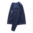 IVY CREW Pre-V Blank Sweatshirt Trainer L Navy Cotton Knit Unused