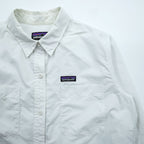 Patagonia Anchor Bay Shirt S White Chest Pocket Cotton 54205