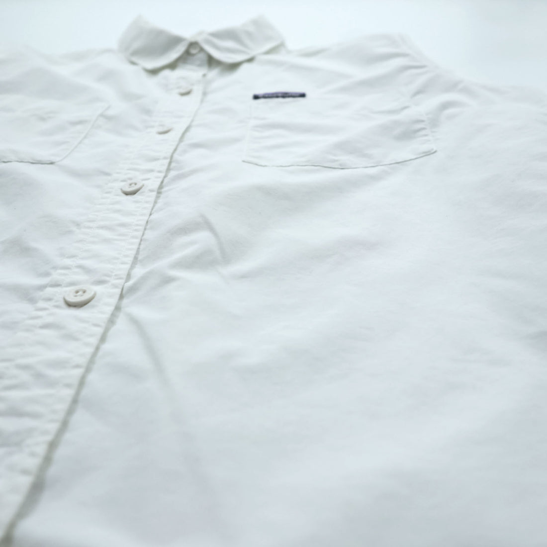 Patagonia Anchor Bay Shirt S White Chest Pocket Cotton 54205