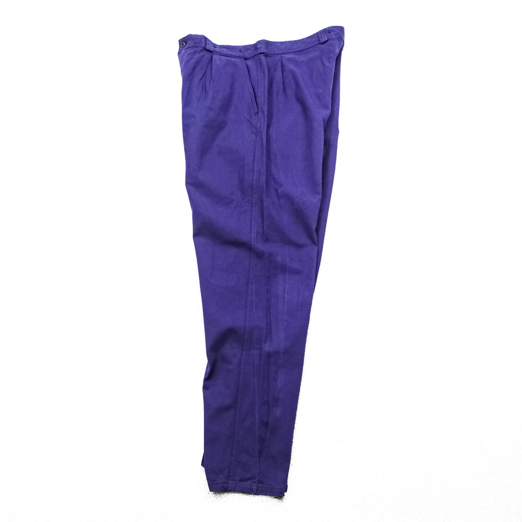 SAINT JAMES 60s Euro Vintage Work Pants L Navy S.N.C St JAMES Suspender Buttons French Work