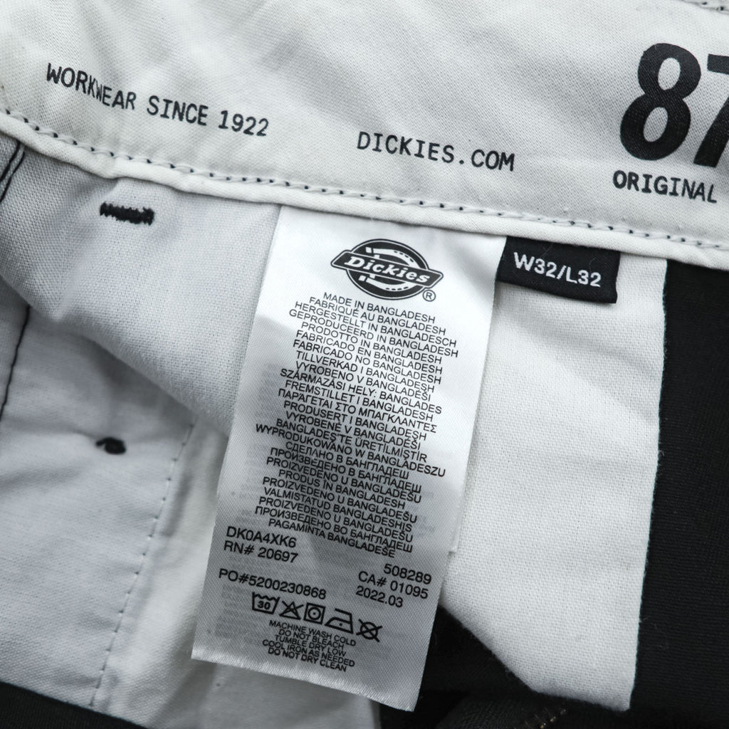 Dickies 874 オリジナルフィット チノパンツ ワークパンツ M ブラック ICONS
