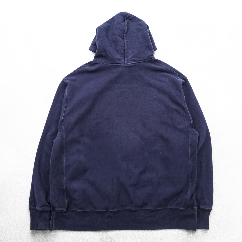 Champion Reverse Weave Hoodie WEST SOCCER Blue Tag Reissue Navy XL~