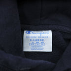 Champion Reverse Weave Hoodie WEST SOCCER Blue Tag Reissue Navy XL~