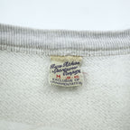 BUZZ RICKSON'S Japan Made Front V Sweatshirt, Size M, Gray, Night Fighter 9th A.F.