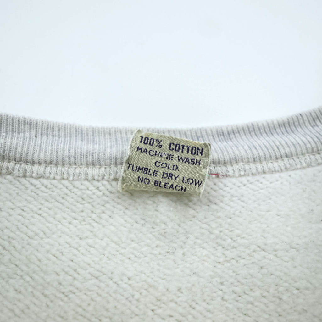 BUZZ RICKSON'S Japan Made Front V Sweatshirt, Size M, Gray, Night Fighter 9th A.F.