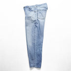 HARVESTY Big Selvedge Adjustable Denim Jeans Used Blue S A11703-11 Made in Japan