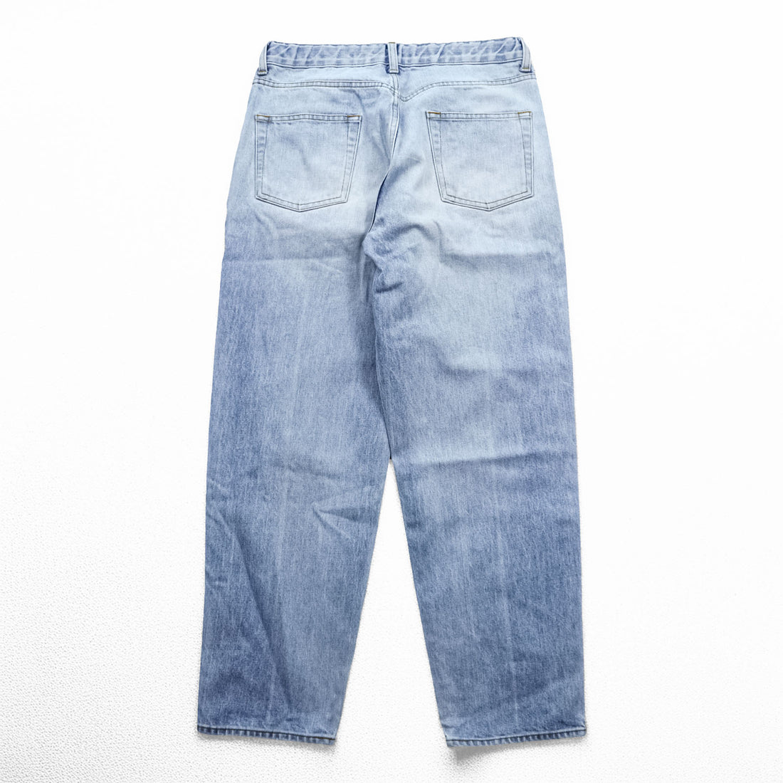HARVESTY Big Selvedge Adjustable Denim Jeans Used Blue S A11703-11 Made in Japan