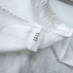 LANDS' END 90s Oxford button-down shirt, size XL and up, white.