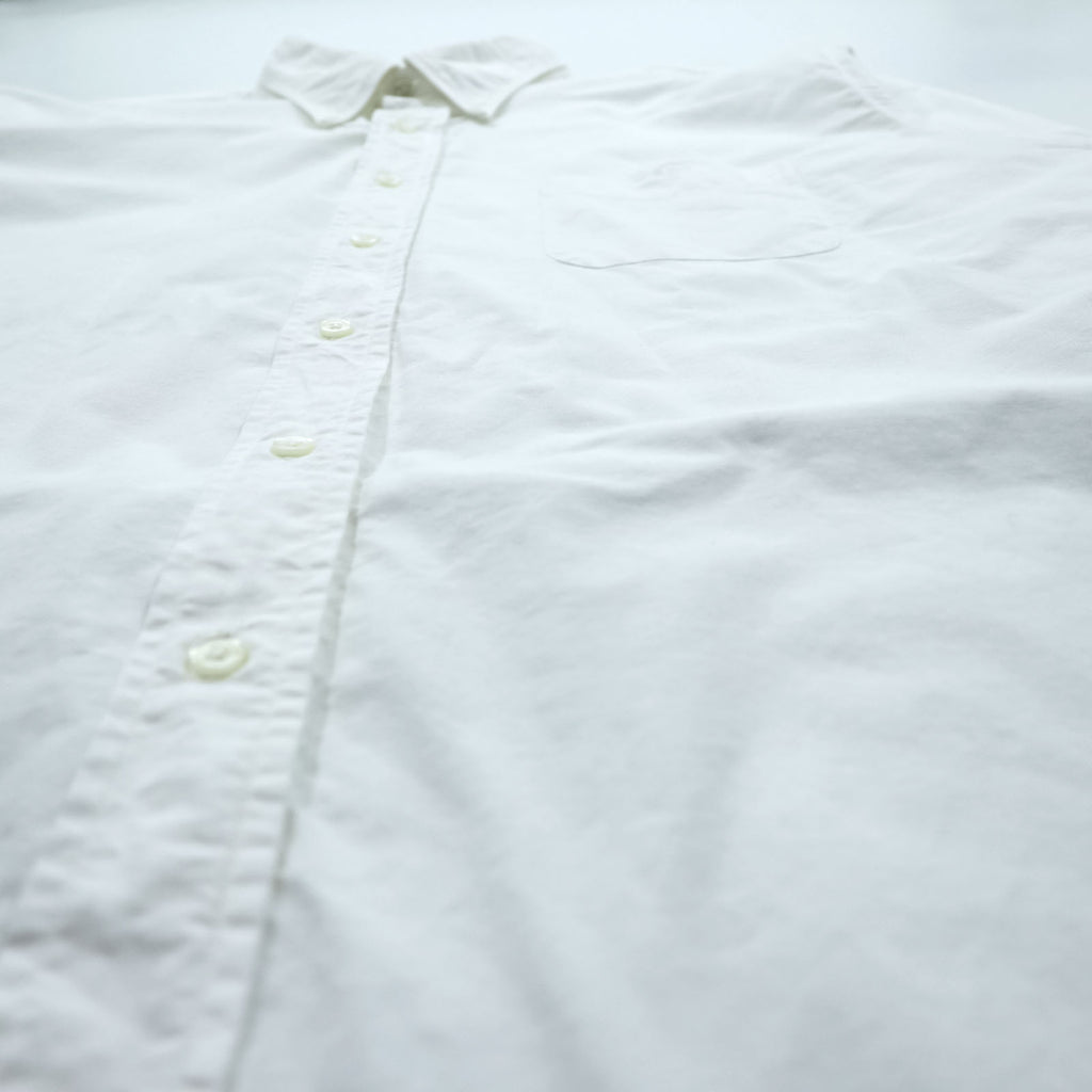 LANDS' END 90s Oxford button-down shirt, size XL and up, white.