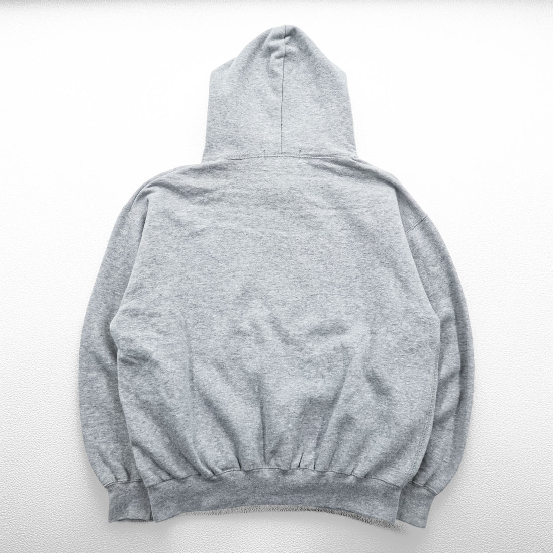 Polo Ralph Lauren 90s Pullover Hoodie M Gray Cropped Kangaroo Pocket Stars and Stripes Emblem