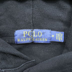 Polo Ralph Lauren Big Pony Piqué Hoodie M Black